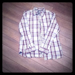 North Face plaid shirt